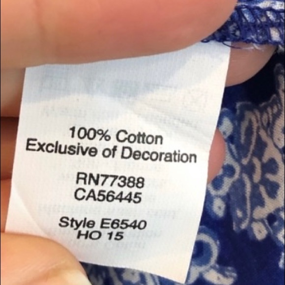 J. Crew Printed Peasant Paisley Top Boho Blouse Tunic E6540 Blue - Picture 12 of 13